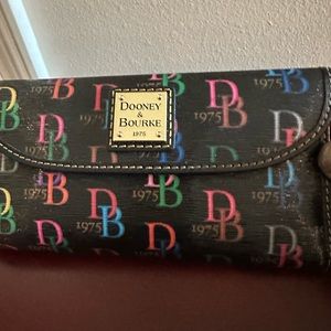 Dooney and Bourke Rainbow Wallet 6 inches